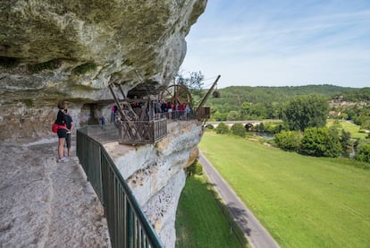 La Roque Saint-Christophe, en la región de Périgord.