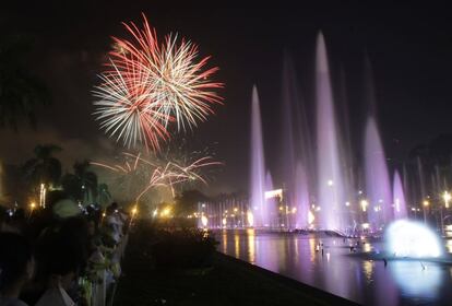 Así ha recibido 2012 Manila, la capital de Filipinas.