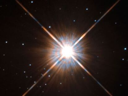 La estrella Pr&oacute;xima Centauri fotografiada por el telescopio espacial &#039;Hubble&#039;.