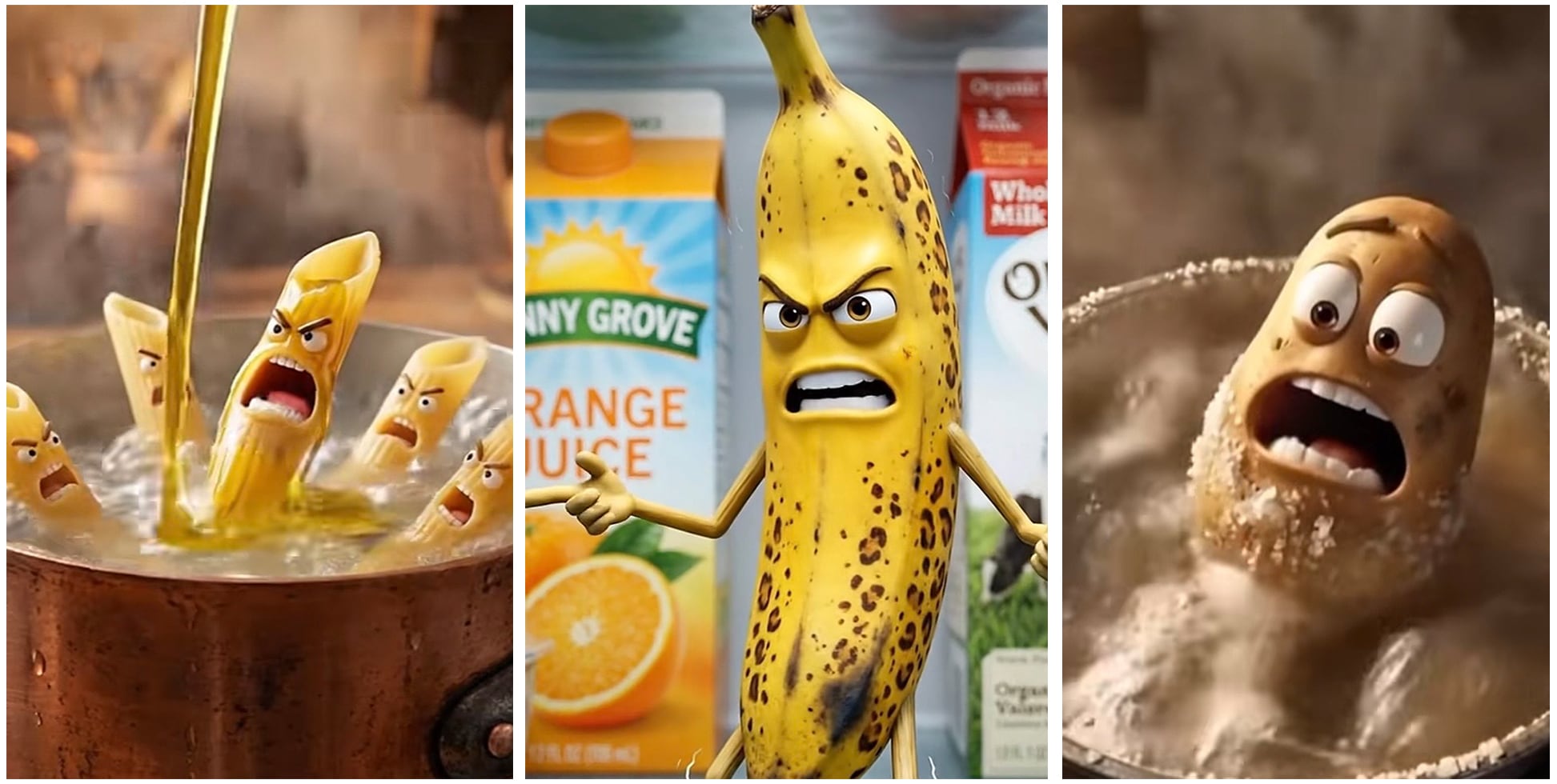 ¿Por qué me regañan esos macarrones? ¿Y por qué ese plátano me mira mal? La inteligencia artificial se enfada porque no sabes cocinar