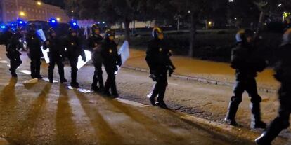 botellón en el Parque del Oeste de Madrid