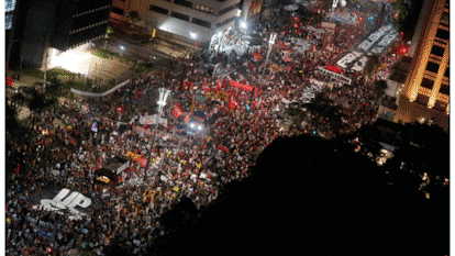 Atos contra Bolsonaro neste sábado, 29 de maio, reuniram centenas de milhares de pessoas em várias ruas do Brasil.