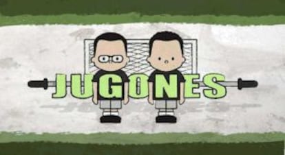 Logotipo del programa de estreno 'Jugones'.
