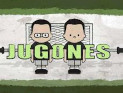 Logotipo del programa de estreno 'Jugones'.