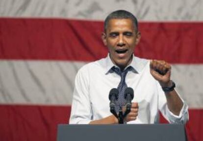 En la convención que celebrará en septiembre, el actual presidente de EE.UU., Barack Obama (imagen), será nominado oficialmente como candidato para las elecciones del 6 de noviembre. EFE/Archivo