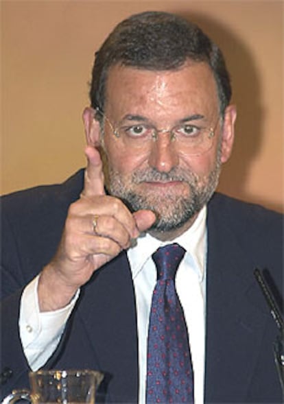 Mariano Rajoy, ayer durante la rueda de prensa posterior al Consejo de Ministros.