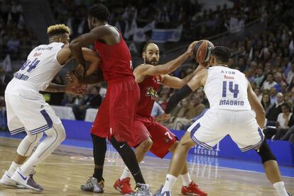 Partido entre el Madrid y Olympiacos