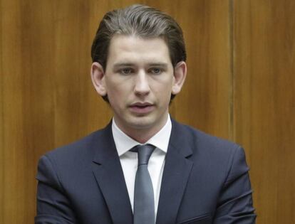 Sebastión Kurz, canciller de Austria