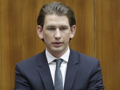 Sebastión Kurz, canciller de Austria