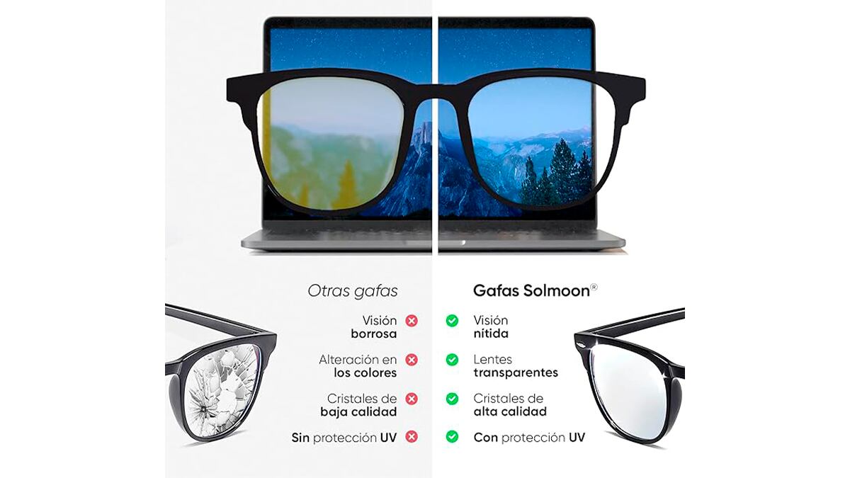 Gafas resistentes y flexibles.