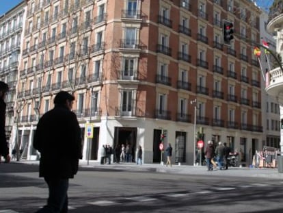 Calle Serrano en Madrid