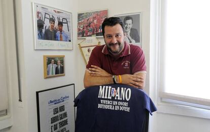 El presidente de la Liga Norte, Matteo Salvini.