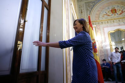 Francina Armengol, este martes en el Congreso.