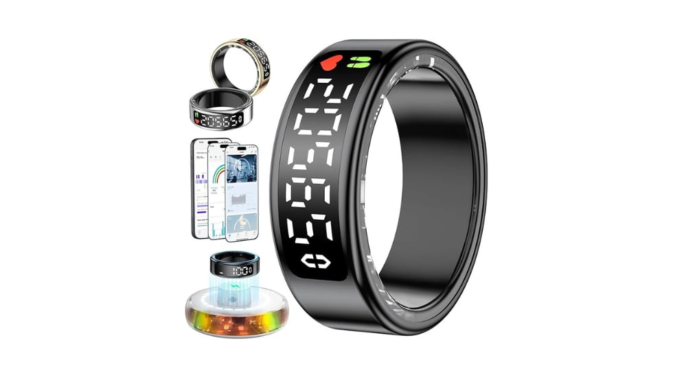 Smart Ring con pantalla LED.