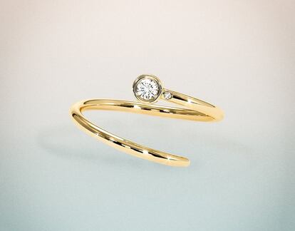El anillo Duet Pinky Ring de Shiffon.