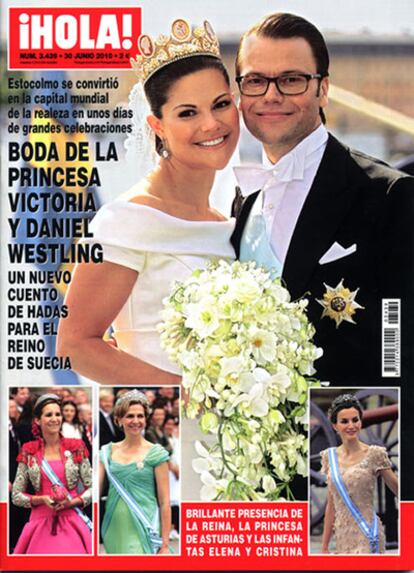 Portada de la revista <i>¡Hola!</i> del 30 de junio de 2010