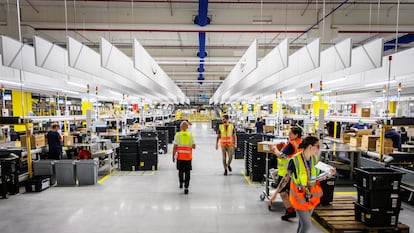 Instalaciones de Amazon en Siero (Asturias), en una imagen facilitada por la compañía.