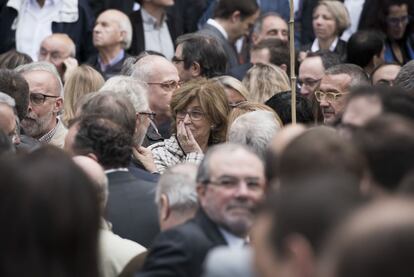 La consellera Irene Rigau, que declaró el pasado martes, también ha estado presente hoy.