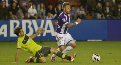 Ebert, en un partido de Liga.