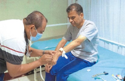 Rolando Álvarez en el Sistema Penitenciario Nacional de Nicaragua.