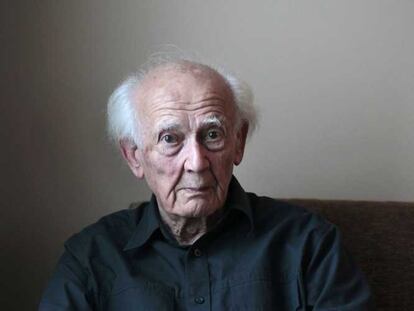 El sociólogo polaco Zygmunt Bauman, el sábado en Madrid.