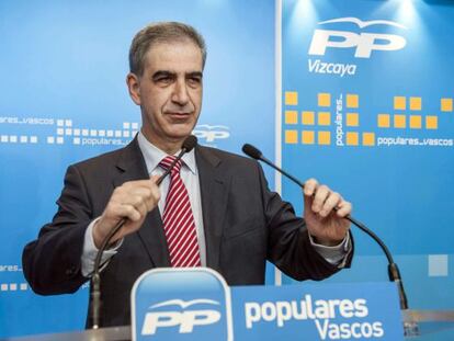 El portavoz del PP vasco ofrece un acuerdo de estabilidad presupuestaria al Gobierno de Iñigo Urkullu (PP)