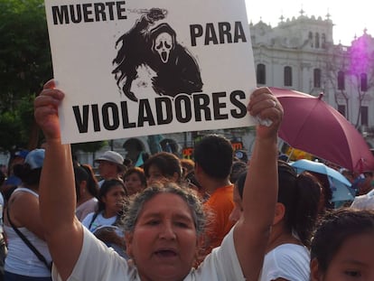 Una protesta en Lima, el pasado 2018.