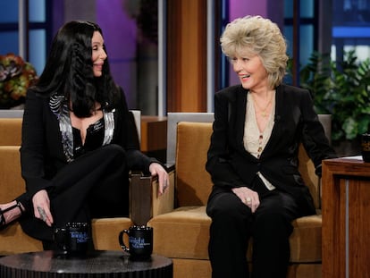 Cher y s madre en el programa de Jay Leno