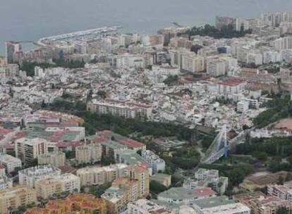 Edificaciones en el centro de Marbella (Málaga).