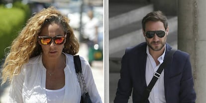 Rocío Carrasco y Antonio David Flores, el pasado junio en el juzgado de Alcobendas (Madrid).