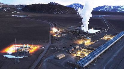 Cerro Pabellón, la primera planta geotérmica de Sudamérica.