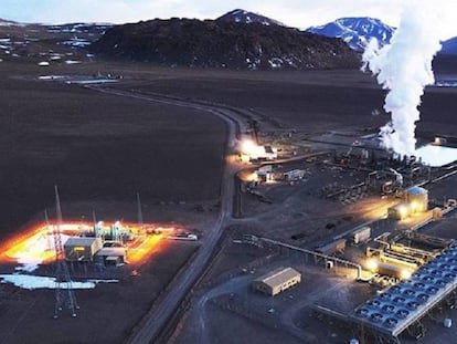 Cerro Pabellón, la primera planta geotérmica de Sudamérica.