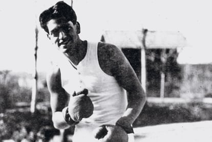 Luis Buñuel, in his days as an aspiring boxer.