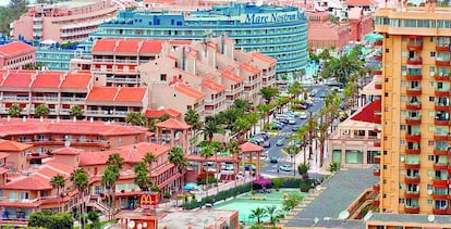 Viviendas en playa de las Am&eacute;rincas, en Tenerife Sur.