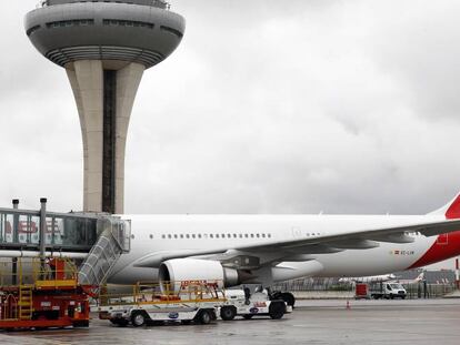 Un avión de Iberia.