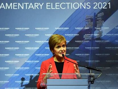 La líder del partido nacional escocés, Nicola Sturgeon.