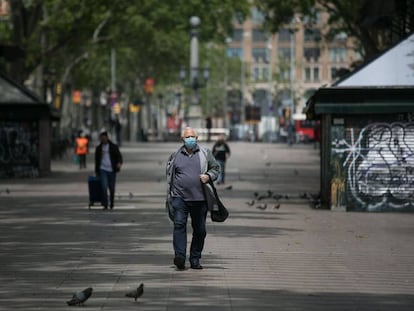 La Rambla de Barcelona, en una imatge d'arxiu.