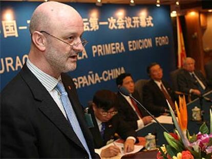 Ramón Gil Casares, secretario de Estado de Exteriores, en el Foro España-China que comenzó ayer en Pekín.