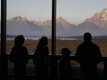 Vista del enclave de Jackson Hole, en Wyoming