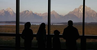 Vista del enclave de Jackson Hole, en Wyoming