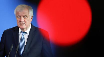 El ministro de Interior alemán, Horst Seehofer, este miércoles en Berlín.