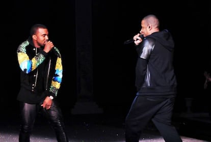 Un estudio demuestra la importancia del rap en el lenguaje. En la foto, Kanye West y Jay-Z.