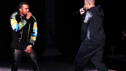 Un estudio demuestra la importancia del rap en el lenguaje. En la foto, Kanye West y Jay-Z.
