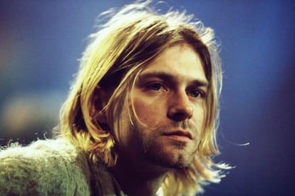 El m&uacute;sico Kurt Cobain. 