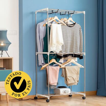 Artículo de EL PAÍS Escaparate que compara a fondo las mejores secadoras de ropa eléctricas y portátiles del mercado