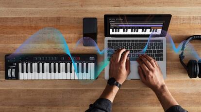 DeepComposer, un teclado conectado a la nube que incorpora 'machine learning'.