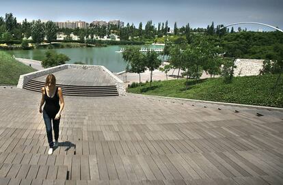 Parque de Cabecera de Valencia, en la parte alta del viejo cauce del Turia en la ciudad.