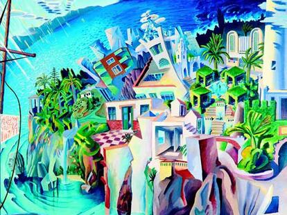 <i>La isla</i> (1977), de Chema Cobo y Guillermo Pérez Villalta.