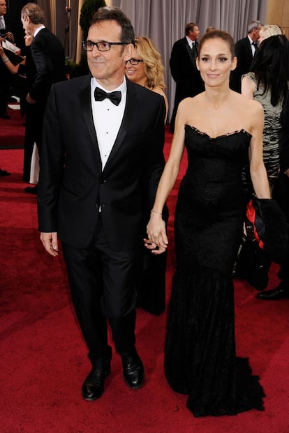 Alberto Iglesias, más representación española en la alfombra roja de los Oscar.
