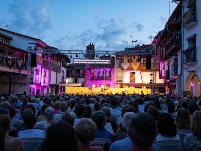 Representación, el sábado en Villanueva de la Vera, de 'L’elisir d’amore'.